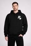 R STAR BASKILI SWEATSHİRT -siyah