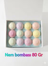 PEDİKÜR TOPU NEM BOMBASI 80 GR 24 ADET