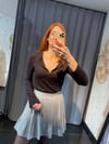Düğmeli dilvin body
