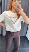 Gues Taşlı Tshirt