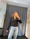 Kısa Siyah Blazer Ceket