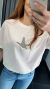 Taşlı Kuşlu Tshirt