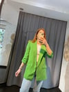 Yeşil Kısa Blazer Ceket