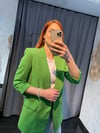 Yeşil Kısa Blazer Ceket
