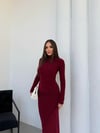 KADIN BÜZGÜ DETAYLI SANDY ELBİSE