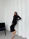 KADIN BÜZGÜ DETAYLI SANDY ELBİSE