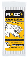 Fixed F1001 Şeffaf 11.2mm x 300mm Kalın Mum Silikon Çubuk Poşetli 1 KG