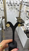 Cleef Küpe Taşlı Gold