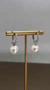 Silver Pearl Küpe