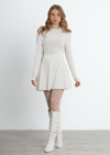 Beyaz Kael Crop Bluz