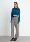 Mavi Kael Crop Bluz
