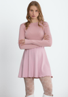 Pembe Kael Crop Bluz