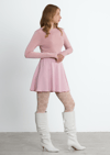 Pembe Kael Crop Bluz