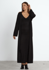Siyah Liora İkili Set – Elbise & Cape