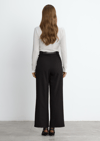 Siyah Reign Boru Paça Casual Pantolon