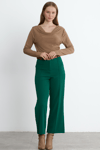 Yeşil Reign Boru Paça Casual Pantolon