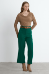 Yeşil Reign Boru Paça Casual Pantolon