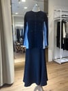 Denim Etek Lacivert