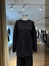 Nakışlı Sweatshirt Siyah