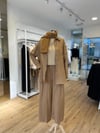 Yakası Boncuklu Camel Takım