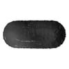  Baci Milano Joke Table Kitchen Melamin Oval Servis Tabağı 24 cm x 53 cm Siyah 