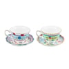  Baci Milano Mamma Mia 2'li Çay Fincanı Seti 10 cm x 6 cm x 14 cm