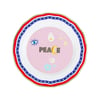  Baci Milano Mamma Mia Peace Yazılı Tabak 22 cm