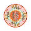 Baci Milano Dolce Far Niente Çiçek Desenli Pembe Emaye Supla Ø 33 cm