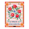 Baci Milano Dolce Far Niente Nar Desenli Renkli Pamuklu ve Polyester Mutfak Havlusu 45 x 60 cm 