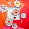 Baci Milano Mamma Mia Kuş Desenli Tatlı Tabağı 16 cm