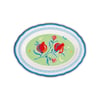 Baci Milano Mamma Mia Nar Desenli Oval Servis Tabağı 34 cm x 25 cm