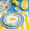 Easy Life ISCHIA Limon Desenli Kahvaltı Tabağı, 23 cm