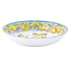 Easy Life ISCHIA Limon oval 33x23cm beyaz mavi sarı melamin salata kasesi