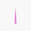 Konik Led Işık Pembe Mum 31cm