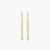 Set Led Işık Krem Mum 26,5cm 2'li