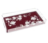 Sivella  Rose Glow Burgundy 40x20 Pleksi Tepsi