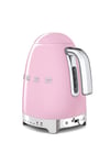Smeg Pembe Isı Ayarlı Kettle