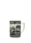 Spode Black Italian Porselen Kupa