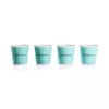 TIFFANY & CO ESPRESSO CUP BLUE (set of four)