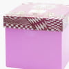 Yuvarlak Led Işık Pembe Mum 12cm