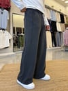 Antrasit Yıkamalı Baggy Wide Leg Eşofman