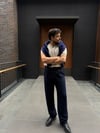 Bej Yam Patlı Düğmeli Triko