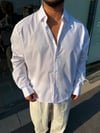 Beyaz Poplin Regular Kalıp Gömlek