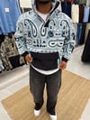 Etnik Desenli Bebe Mavi Sweat