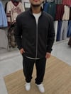 Fermuarlı Baggy Eşofman Takımı Siyah