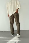 Haki Yeşil Şeritli Baggy Pantolon