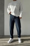 İndigo Carrot Kalın Fitilli Jogger
