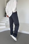 İndigo Modal Kemerli Baggy Pantolon