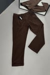 Kahve Duble Paça Pantolon