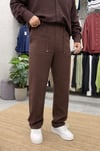 Keten İpli Regular Fit Pantolon Kahve